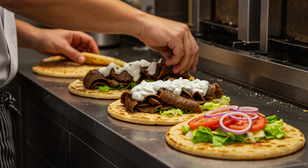 Celebrating National Gyro Day With Delicious Handheld Savory Greek Sandwiches Packed With Fresh Ingredients and Zesty Sauces