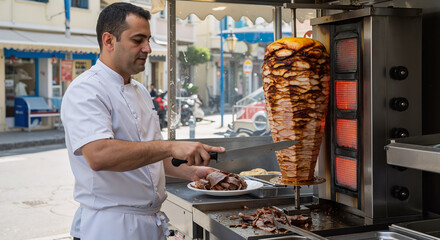 Celebrate National Gyro Day with a Deliciously Prepared Vertical Spit Roasted Meat Dish