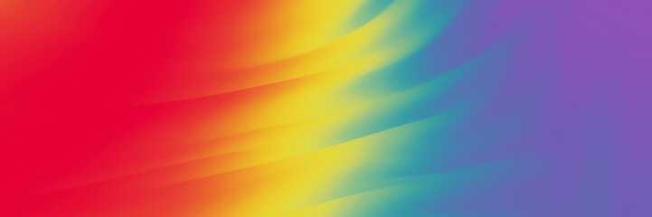 Abstract gradient wavy rainbow color background