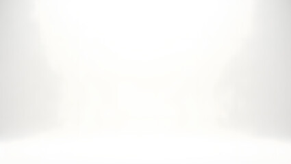 White studio background with natural shadows