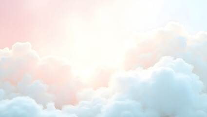 Soft pastel background with gentle cloud-like texture