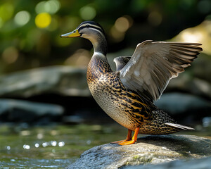 Female Mallard Duck Wildlife Photo