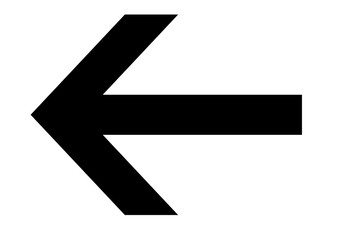 black arrow sign