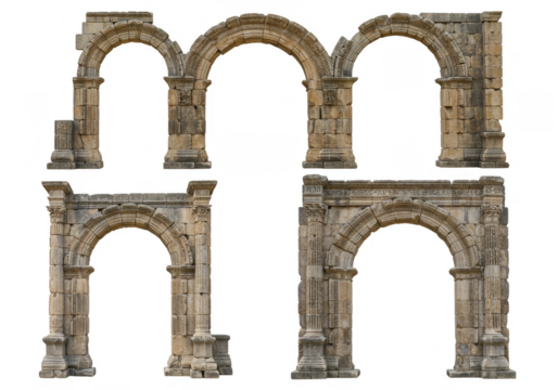 Ancient Stone Archway Ruin Architecture Building Old History