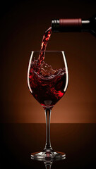 Experience the elegance of fine red wine with every pour – rich color, smooth texture, and timeless sophistication captured in one perfect glass.