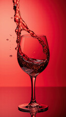 Experience the elegance of fine red wine with every pour – rich color, smooth texture, and timeless sophistication captured in one perfect glass.