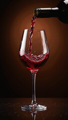 Experience the elegance of fine red wine with every pour – rich color, smooth texture, and timeless sophistication captured in one perfect glass.