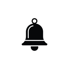 Black and White of a Simple Bell Icon Design