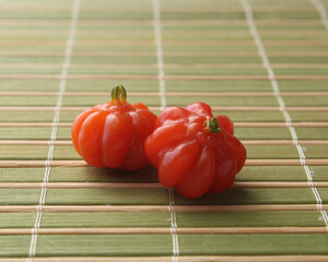 "Pitanga" tropical fruit from Brazil