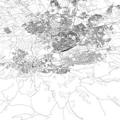 3D illustration of city and urban in Fes Morocco