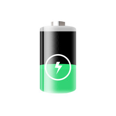 green battery icon