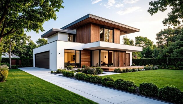 Modern house exterior (7) - Powered by Adobe