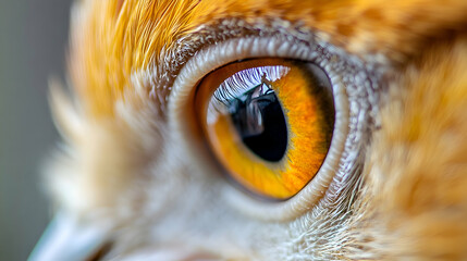 Close-Up of Chicken Eye