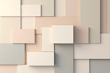 Abstract geometric background beige gray pastel tones seamless pattern modern design wallpaper texture art 