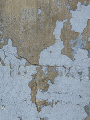 old wall texture with cracked paint