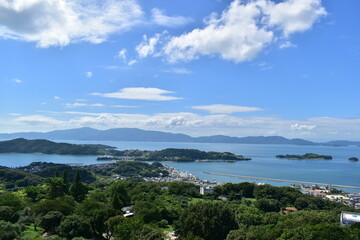 Obraz premium 牛窓オリーブ園 岡山 展望台 中国地方