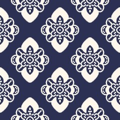 pattern batik flower damask ethnic boho ikat texture tribal geometric background