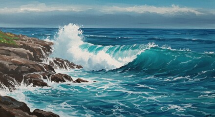 Fototapeta premium ocean, water,