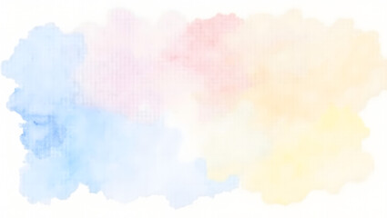 Colorful watercolor wash background