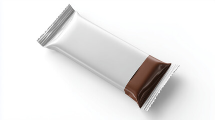 Photo of white chocolate flavored protein bar snacks.