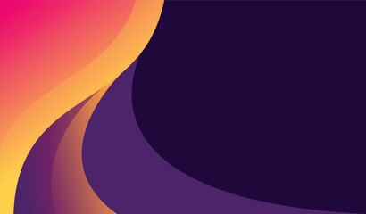 Colorful abstract wavy shape gradient design vector  Minimalist posters, cover, wall arts with colorful geometric shapes and liquid color. Modern wallpaper design for presentation and sale background.
