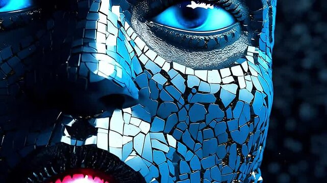grim reeper in Delfts Blauw realistis, highly detailed,ai generative