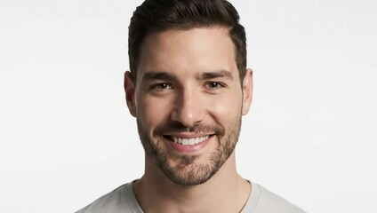 Genuine Smile: A portrait of a cheerful individual with a warm, authentic smile that emanates confidence, capturing a moment of genuine happiness and approachability.