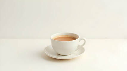 Obraz premium Breakfast Vibes with Hot Tea