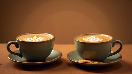 Warm Morning with Tea and Muffins