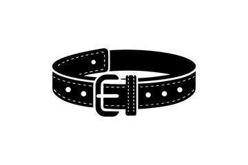 Belt silhouette vector illustration