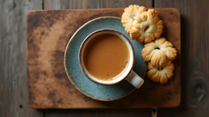 Rustic Breakfast and Herbal Tea