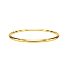 Gold angel halo, isolated on transparent background