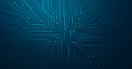 Abstract blue background showing interconnected lines resembling a circuit board or network, suggesting global digital connectivity and cloud-based data infrastructure