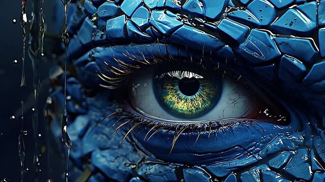 grim reeper in Delfts Blauw realistis, highly detailed,ai generative