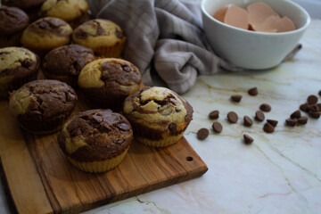 Muffins Maison Chocolat et Orange