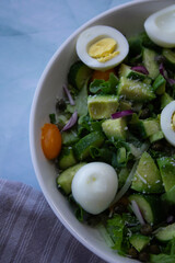 Salade Fra&icirc;che aux &OElig;ufs Durs