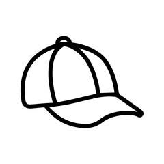  hat icon white on background