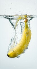 bananas and bubbly water