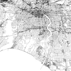 3D illustration of city and urban in Rochester USA