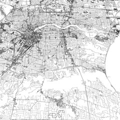3D illustration of city and urban in Rochester USA
