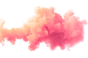 Pink smoke effect design element for graphic design projects and creative works one hundred characters