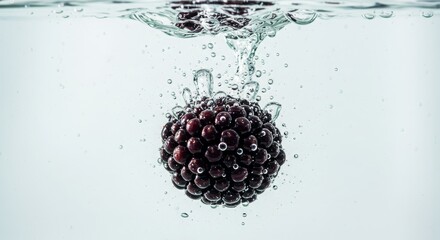 Blackberries put in water