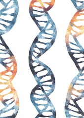 198. Stylized DNA helix pattern repeating