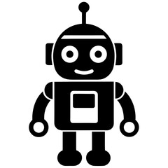 Cute Robot Mascot Logo Vector Illustrations for Tech, Gaming, and Brand Designs