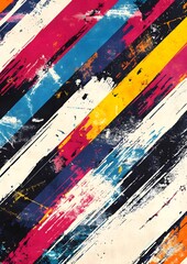 200. Torn stripe pattern in dynamic diagonal layout