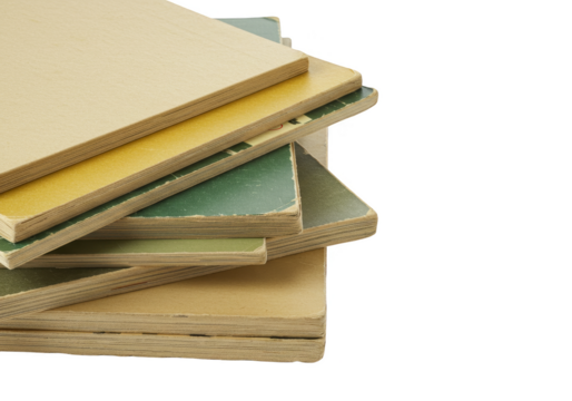 Isolated Stacked Plywood Boards Material Texture Construction Timber Sheets