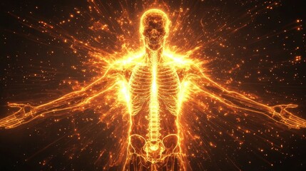 Radiant Skeletal and Nervous Systems in Spiritual Awakening