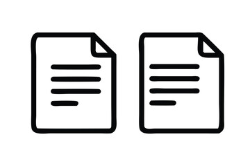 vector document icon