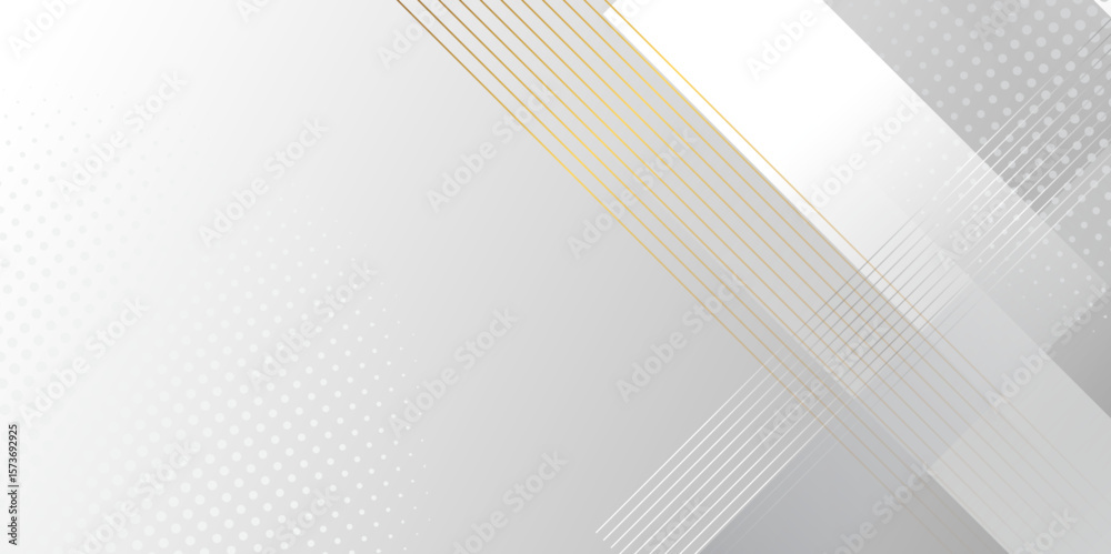 Poster elegant abstract background with grey gradient line. modern abstract golden line light dynamic shape