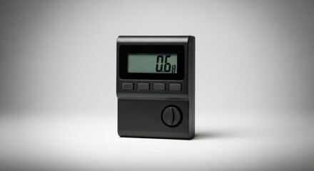 Digital Meter Displaying Measurement and Reading in a Minimalist Style with Modern Technology Aesthetic